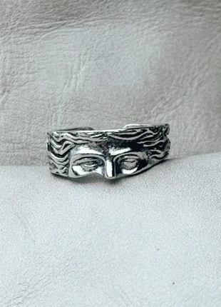 Bague Y2K visage chromé – Rare & vintage 90s/2000s, marque: CHROME, état: Très bon état, taille: Ajustable, 8,50 €, 9,63 € Protection acheteurs incluse