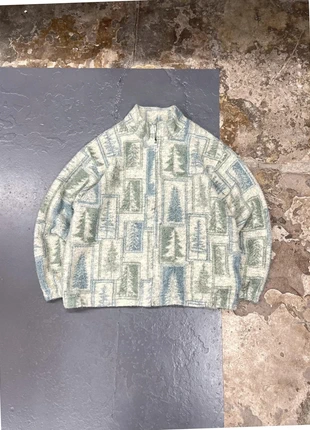 Veste polaire USA vert imprimé kitsch Vintage, brand: Vintage Dressing, condition: Good, size: L / 40 / 12, €20.00, €21.70 includes Buyer Protection Pro