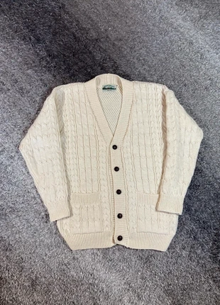Gilet cardigan torsadé en laine Aran Crafts made in Ireland crème - taille M, marque: Aran Crafts, état: Très bon état, taille: M, 69,90 €, 74,10 € Protection acheteurs incluse