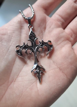 Collana con croce gotica Y2K, marque: Punk, état: Neuf sans étiquette, 8,90 €, 10,05 € Protection acheteurs incluse