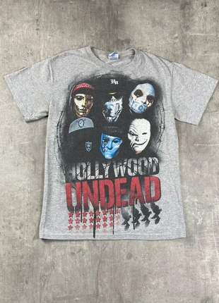 T-Shirt Gris Hollywood Undead, brand: Gildan, condition: Good, size: S, €9.99, €11.19 includes Buyer Protection Pro