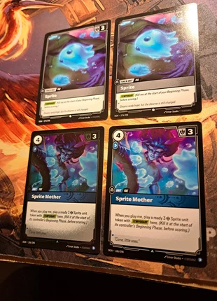 Sprite Mother, Sprite mother FOIL +2x token Sprite Riftbound origins, brand: League of Legends, condition: Like new, €12.50, €13.83 includes Buyer Protection