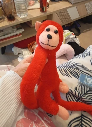 Singe Rouge peluche, marque: Rouge, état: Très bon état, taille: Naissance / 44 cm, 2,00 €, 2,80 € Protection acheteurs incluse