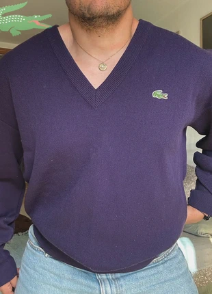 Jersey Lacoste morado elegant classic suéter aesthetic, marque: Lacoste, état: Bon état, taille: L, 18,00 €, 19,60 € Protection acheteurs incluse