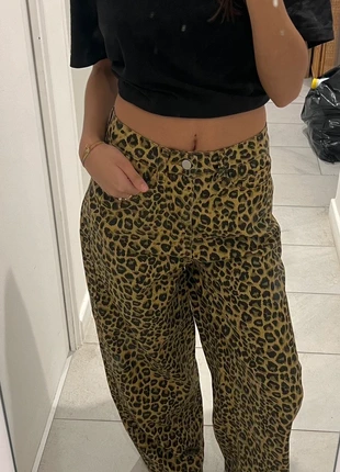 Jean baggy leopard, brand: Boutique indépendante, condition: New without tags, size: S / 36 / 8, €13.00, €14.35 includes Buyer Protection