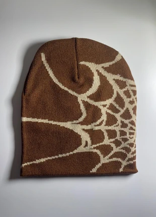 Bonnet À Motif Vintage Y2K Spider "Toile d’araignée" Marron, marque: vintage Y2K, état: Neuf sans étiquette, taille: Taille unique, 9,90 €, 11,10 € Protection acheteurs incluse