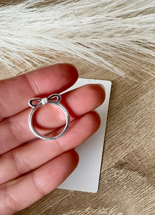 Bague en argent 925 • Nœud & strass brillants • Neuve, staat: Nieuw zonder prijskaartje, maat: 54.3 mm / 17.3 mm Ø, € 15,90, € 17,40 inclusief Kopersbescherming