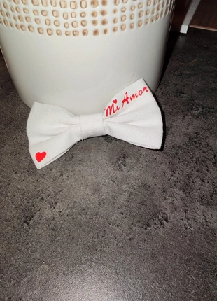 Petit noeud blanc coeur, merk: Creatrice, staat: Nieuw zonder prijskaartje, € 3,00, € 3,85 inclusief Kopersbescherming