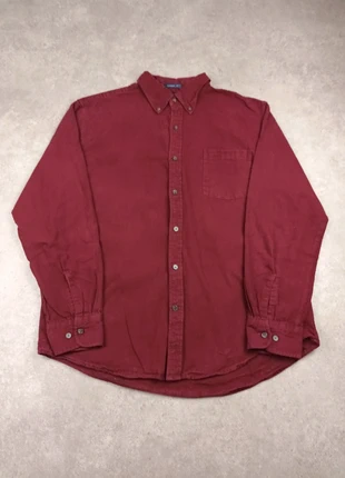 Chemise en flanelle unie épaisse St. John's Bay rouge bordeaux vintage workwear taille L homme, marke: Vintage Dressing, zustand: Sehr gut, größe: L, 18,00 €, 19,60 € beinhaltet Vinted-Käuferschutz Pro