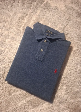 Polo Polo Ralph Lauren homme bleu chiné – Custom Slim Fit – Taille L – neuf, merk: Ralph Lauren, staat: Nieuw zonder prijskaartje, maat: L, € 24,90, € 26,85 inclusief Kopersbescherming