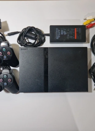 PlayStation 2 Slim nera originale completa + 2 controller originali – funzionante, marque: Sony, état: Très bon état, 70,00 €, 74,20 € Protection acheteurs incluse