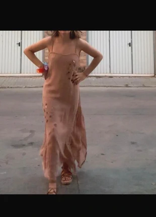 Vestido largo abalorios, marque: Zara, état: Neuf avec étiquette, taille: M / 38 / 10, 32,00 €, 34,30 € Protection acheteurs incluse