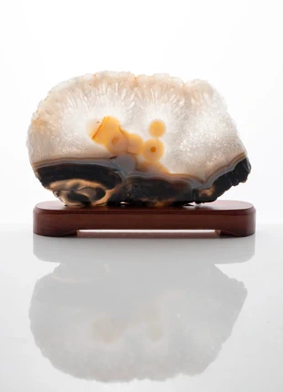 grande tranche d’agate sur socle, brand: Vintage Love, condition: Very good, €49.00, €52.15 includes Buyer Protection Pro