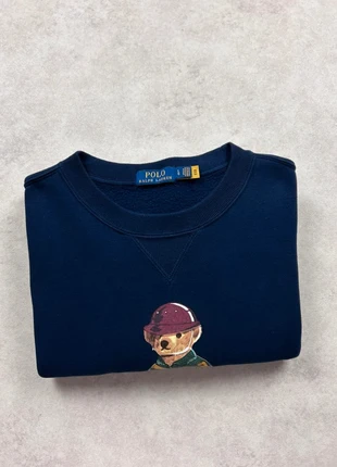 Pull col rond Polo Bear by Ralph Lauren bleu marine imprimé bear - Taille L, brand: Ralph Lauren, condition: Very good, size: L, €87.90, €93.00 includes Buyer Protection Pro