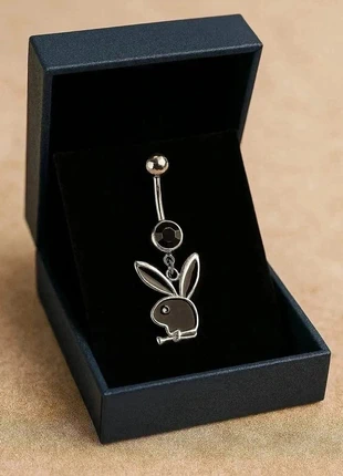 Piercing Nombril Lapin Playboy Acier Inoxydable Bijou Émail Noir Ultra Féminin (17), brand: Playboy, condition: Very good, €7.97, €9.07 includes Buyer Protection