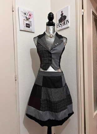 Ensemble gilet tailleur jupe rétro vintage bohème made in Italy chic, brand: Vintage Dressing, condition: Very good, size: M / 38 / 10, €35.00, €37.45 includes Buyer Protection Pro