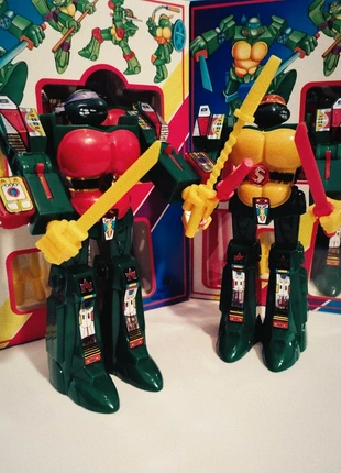 Lot de 2 Ninja Robot style Tortues Ninja – Jouets vintage – Neuf / Scellé – Collection, marca: Bootleg, estado: Novo com etiquetas, tamanho: XXL, €65.00, €68.95 inclui Proteção do Comprador