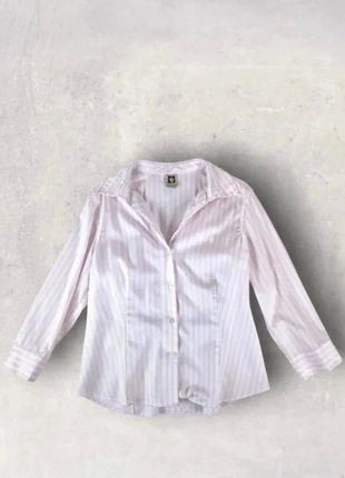 Chemise Anne Klein rayée-vintage-Très bon état-Rose/Blanc-Taille M, marque: Anne Klein, état: Très bon état, taille: M / 38 / 10, 15,00 €, 16,45 € Protection acheteurs incluse