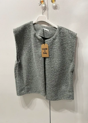 Gilet veste laineuse aspect laine, brand: Made In Italy, condizioni: Nuovo con cartellino, taglia: L / IT 44 / EU 40, €11.90, €13.20 include la Protezione acquisti