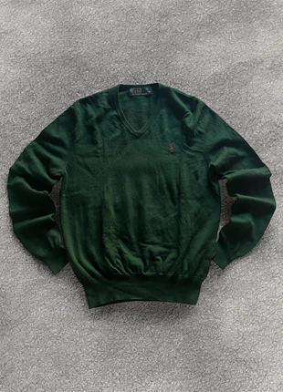 Pullover Ralph Lauren Verde Vintage Da Uomo Taglia M -100% lana merino-, marque: Ralph Lauren, état: Très bon état, taille: M, 25,00 €, 26,95 € Protection acheteurs incluse