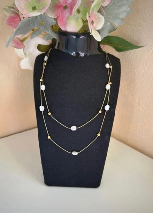 Collier en perles blanches, staat: Heel goed, € 13,00, € 14,35 inclusief Kopersbescherming