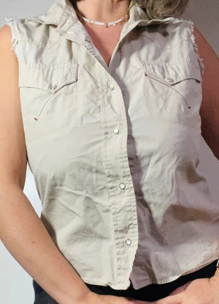 Chemise beige femme sans manches taille 44 / nothing Else, marque: Nothing Else, état: Très bon état, taille: XXL / 44 / 16, 3,00 €, 3,85 € Protection acheteurs (Pro) incluse