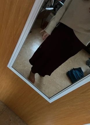 Seidenrock langer Rock Seide burgunderrot, brand: H&M, condizioni: Ottime, taglia: S / IT 40 / EU 36, €6.50, €7.53 include la Protezione acquisti