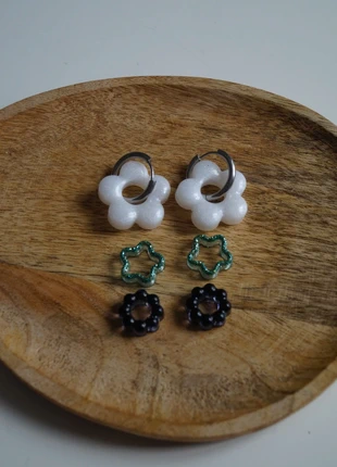 Boucles d'oreilles créoles interchangeables, condizioni: Nuovo senza cartellino, €5.70, €6.69 include la Protezione acquisti