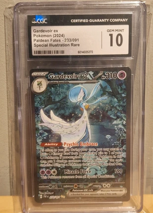 Pokemon Paldean Fates Gardevoir ex 233 psa 10 cgc 10, merk: Pokémon, staat: Nieuw met prijskaartje, € 370,00, € 389,20 inclusief Kopersbescherming Pro