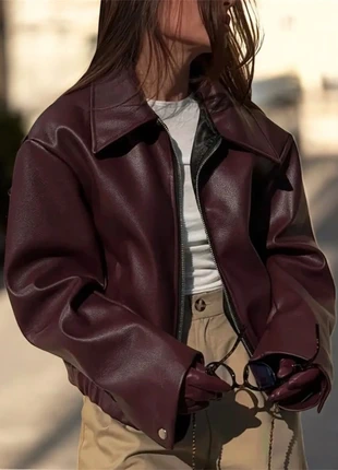 Veste simili cuir bordeaux 🍒 vintage Femme, marke: Vintage Dressing, zustand: Neu, größe: Einheitsgröße, 35,00 €, 37,45 € inklusive Vinted-Käuferschutz