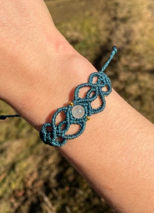 Handgefertigtes Armband mit Bergkristall, marke: Macrame, zustand: Neu, mit Etikett, 12,00 €, 12,80 € inklusive Vinted-Käuferschutz