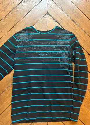 T shirt manches longues emo années 2000, brand: Vintage Dressing, condizioni: Ottime, taglia: M / IT 42 / EU 38, €6.00, €7.00 include la Protezione acquisti