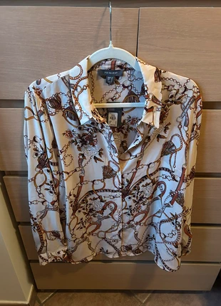 Camicia donna beige Primark a fantasia ita 50 nuova con cartellino, marque: Primark, état: Neuf avec étiquette, taille: XXXL / 46 / 18, 18,00 €, 19,60 € Protection acheteurs incluse