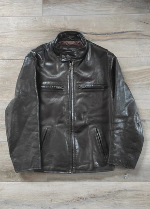 Veste en cuir véritable vintage Banana Republic – Taille S, marca: Banana Republic, estado: Muito bom, tamanho: S, €74.90, €79.35 inclui Proteção do Comprador