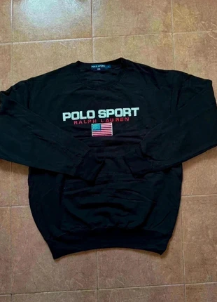 💫Exclusive Vintage Polo Ralph Lauren Sweatshirt USA Black Limited Edition💫, marque: Polo Sport Ralph Lauren, état: Très bon état, taille: L, 39,48 €, 42,15 € Protection acheteurs incluse