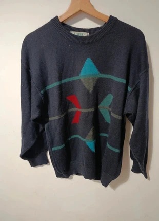 Vintage Geometric Knit Sweater – Unique & Comfortable!, marque: Vintage Dressing, état: Très bon état, taille: M, 13,95 €, 15,35 € Protection acheteurs incluse