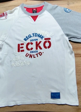 (S) Tshirt Ecko unltd blanc et rouge, brand: ECKO UNLTD., condition: Very good, size: S, €23.00, €24.85 includes Buyer Protection