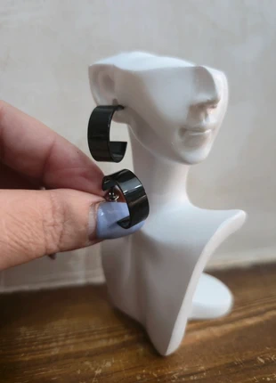 Bonitos pendientes de argollas en acero pintado hipoalergico🍒, marque: mercadillo artesano, état: Neuf sans étiquette, 2,00 €, 2,80 € Protection acheteurs incluse