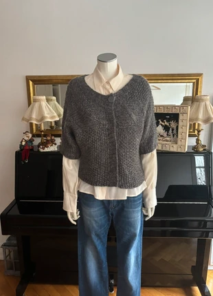 Cardigan Chattawak mohair mélangé gris – maille épaisse taille S /M, marque: CHATTAWAK, état: Très bon état, taille: S / 36 / 8, 25,00 €, 26,95 € Protection acheteurs (Pro) incluse