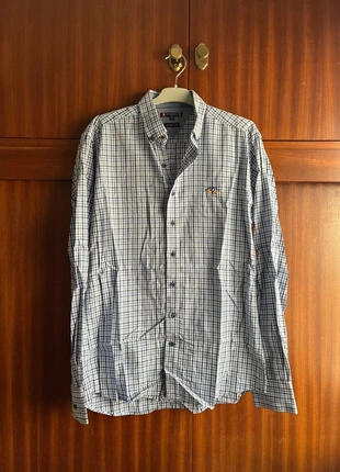 Camisa estilo oxford de cuadros azules y blanca Spagnolo, brand: spagnolo, condizioni: Ottime, taglia: 40 cm, €3.00, €3.85 include la Protezione acquisti