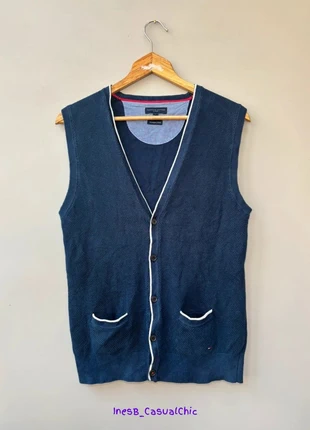 Gilet sans manches bleu marine – Tommy Hilfiger S – Maille coton chic, marque: Tommy Hilfiger, état: Très bon état, taille: S / 36 / 8, 9,50 €, 10,68 € Protection acheteurs incluse