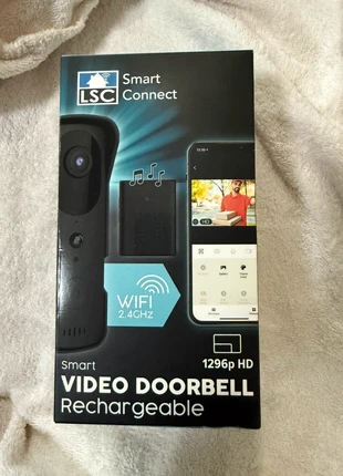 Sonnette vidéo connectée LSC Smart Connect neuve, 1296p HD, WiFi 2.4GHZ, marque: Action, état: Neuf avec étiquette, 23,00 €, 24,85 € Protection acheteurs incluse