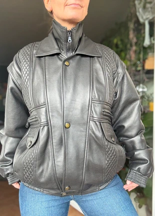 Vintage 90s Jacket Dadcore Cyber Oversize Bomber Detachable Sleeves Unisex Y2K Oldmoney, marque: Vintage Dressing, état: Très bon état, taille: L / 40 / 12, 55,00 €, 58,45 € Protection acheteurs incluse