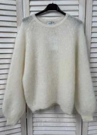 🤍 Pull 80% Kid Mohair – Écru – Maille italienne – TU, marke: Made In Italy, zustand: Sehr gut, größe: S / 36 / 8, 59,00 €, 62,65 € inklusive Vinted-Käuferschutz