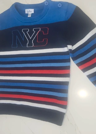 Cozy striped NYC jumper, Stylish & Perfect for Everyday Wear!, brand: Fagottino, condition: Very good, size: 3 years / 98 cm, €4.50, €5.43 includes Buyer Protection