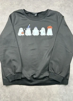 Sweat Halloween Femme Shein Manches longues Col rond Noir Polyamide taille L, marca: Shein, estado: Muito bom, tamanho: L / 40 / 12, €9.00, €10.15 inclui Proteção do Comprador