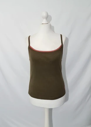 Débardeur kaki Sisley femme L – 100% coton – fabriqué en Italie, marque: Sisley, état: Très bon état, taille: L / 40 / 12, 3,00 €, 3,85 € Protection acheteurs (Pro) incluse