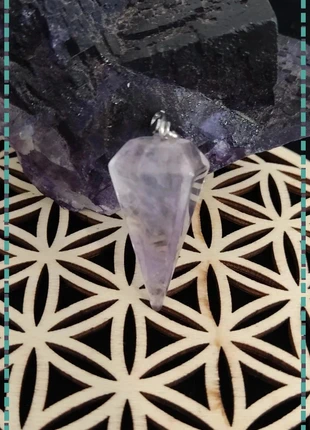 Super idée cadeau 🎁 pendentif pendule Améthyste, marque: Pierre, état: Neuf avec étiquette, 7,00 €, 8,05 € Protection acheteurs incluse