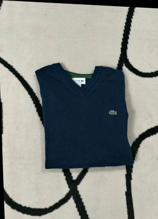 Pull Lacoste Col V Taille L bleu Marine Homme men PULL239, brand: Lacoste, condition: Very good, size: L, €25.99, €27.99 includes Buyer Protection Pro