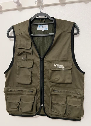 Gilet de pêche Water Queen kaki - Taille XS - Très bon état, marca: water queen, estado: Muito bom, €10.00, €11.20 inclui Proteção do Comprador